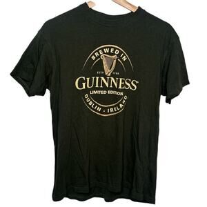 Guinness Olive Green Limited Edition Dublin Ireland Graphic Tee Shirt Size M